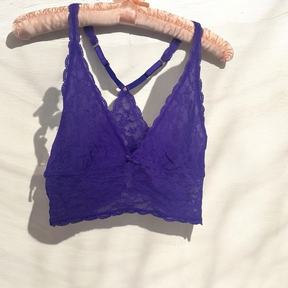 Victoria secret Lace longline Bralette in ultraviolet L - Picture 1 of 5